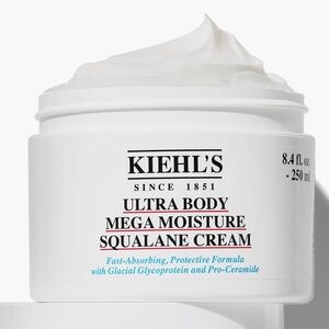 Sealed, New Kiehl’s Ultra Body Mega Moisture Squalene Cream